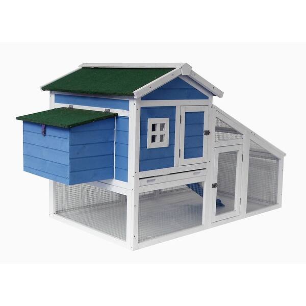 Lovupet 70" Deluxe Coop Backyard Nest Box Pet Cage Rabbit Hen Hutch Bed Bath & Beyond 22057770